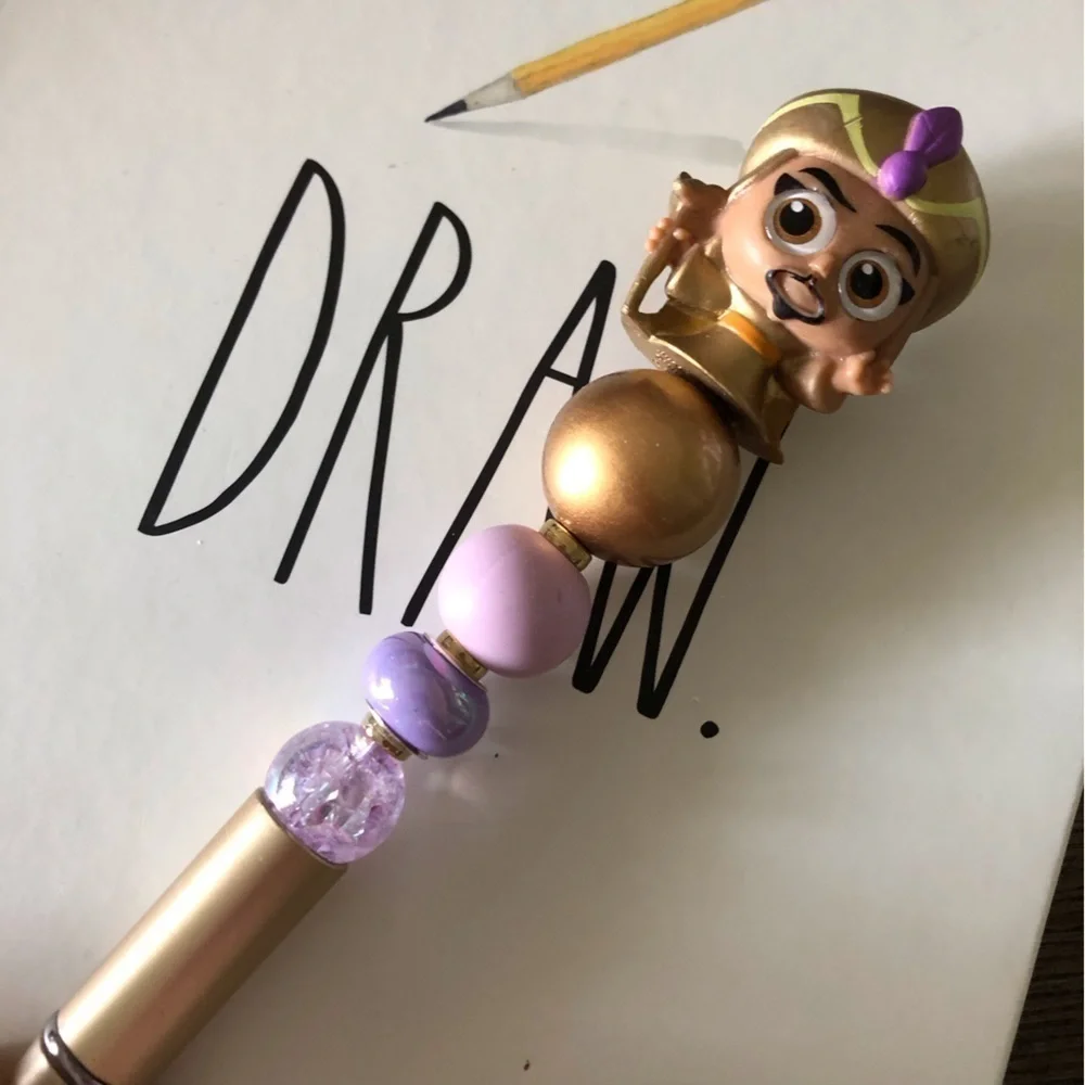 Disney Doorables: Aladdin: Jafar handmade beaded pen